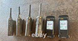Lot de 4 radios bidirectionnelles Motorola XPR 6350 UHF 6 canaux / 2 de rechange