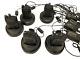 Lot De 5 Radios Bidirectionnelles Motorola Bpr40 Avec 5 Chargeurs Aah84rcs8aa1an Testé A5
