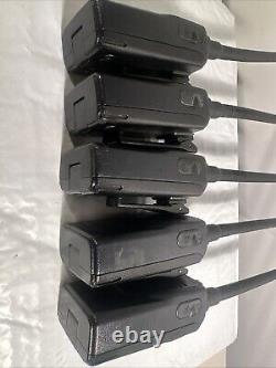 Lot de 5 radios bidirectionnelles VHF Motorola Mag One BPR40-AAH84KDS8AA1AN / Pas de chargeur