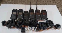 Lot de 6 radios bidirectionnelles numériques Motorola DTR700 DTR 700 et chargeurs
