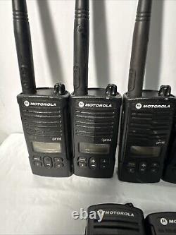 Lot de 7 radios bidirectionnelles Motorola CP110 VHF H96KCF9AA2AA / Pas de batterie / Pas de chargeur