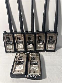 Lot de 7 radios bidirectionnelles Motorola CP110 VHF H96KCF9AA2AA / Pas de batterie / Pas de chargeur