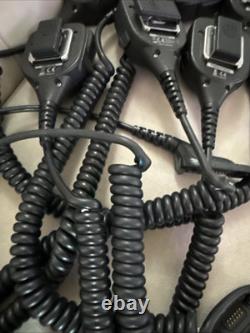 Lot de 9 microphones haut-parleurs Motorola PMMN4069A pour radios bidirectionnelles tel quel