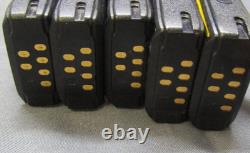 Lot de cinq radios bidirectionnelles Motorola DTR700 DTS150NBDLAA 900 MHz en état de fonctionnement