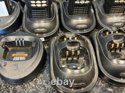 Lot de radios bidirectionnelles UHF (Motorola, Ritron, Jobcom) lot massif de 12 radios avec accessoires