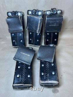 Lot de radios portables Motorola MTX-800 (5) avec chargeurs, batteries et étuis