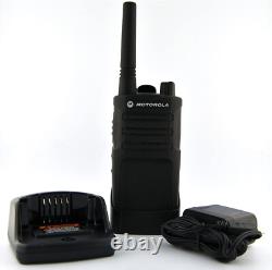 MOTOROLA RMU2040 Radio Professionnelle Bidirectionnelle UHF 4 Canaux Résistante à Usage Intensif NOIRE