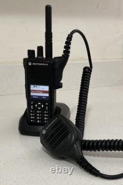 MOTOROLA XPR 7550e MOTOTRBO UHF 403-512 MHz TDMA radio bidirectionnelle numérique non testée