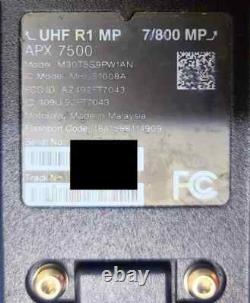 Motorola APX 7500 radio mobile bidirectionnelle multibande P25 MP RM 380-470 MHz 7/800 FPP