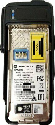 Motorola Apx3000 P25 Tdma Uhf Digital Two Way Radio Covert Adp Aes H59qdd9pw4an