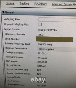 Motorola Apx 6000 700 / 800mhz P25 Two Way Radio Apx6000