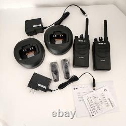 Motorola Bearcom BC300D Radios numériques UHF DMR Lot de 2 Talkie-walkies