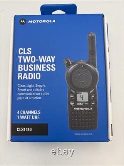 Motorola CLS1410 Radio Bidirectionnelle Professionnelle UHF 1 Watt à 4 Canaux