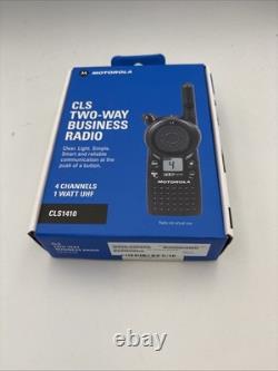 Motorola CLS1410 Radio Bidirectionnelle Professionnelle UHF 1 Watt à 4 Canaux