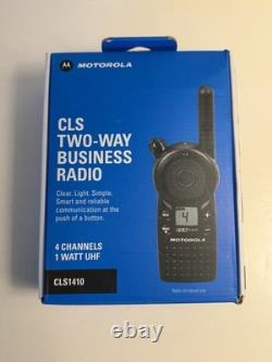 Motorola CLS1410 radio bidirectionnelle professionnelle UHF 1 watt à 4 canaux
