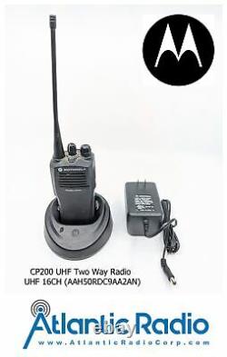 Motorola Cp200 Uhf Two Way Radio Uhf 16ch (aah50rdc9aa2an)