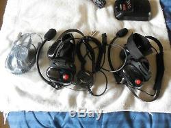 Motorola De Vhf 136-174 128 Ch De. 5w Radios Bidirectionnelles Avec Casques Aah02jdh9ja