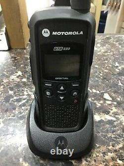 Motorola Dtr550 Numérique Portable Double Way Radio Noir