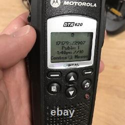 Motorola Dtr620 Programmable 2-way Radio Walkie Talkie 50 Channel Digital 900mhz