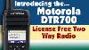 Motorola Dtr700 Radio Numérique Bi-directionnel Sans Licence