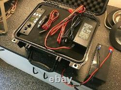 Motorola Gr1225 Uhf Gmrs Suitcase Portable Remise Plug And Play