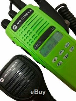 Motorola Ht1250 Low Band Two Way Radio 35-50 Mhz 128 Canaux De MDC Wide Band