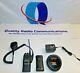 Motorola Ht1250 Ls+ 403-470 Mhz Uhf Radio À Deux Voies Avec Chargeur Aah25rdh9dp7an