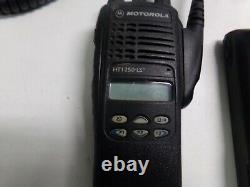 Motorola Ht1250 Ls+ 450-512 Mhz Uhf Radio À Deux Voies Avec Chargeur Aah25sdh9dp7an