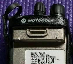 Motorola Ht750 403-470 Mhz 16 Ch Dernier Micrologiciel Aligné Radio Seulement Boîtier Noir