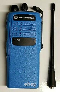 Motorola Ht750 403-470 Mhz 16 Ch Dernier Programme Libre De Micrologiciels Alignés Radio Seulement