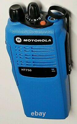 Motorola Ht750 403-470 Mhz 16 Ch Dernier Programme Libre De Micrologiciels Alignés Radio Seulement