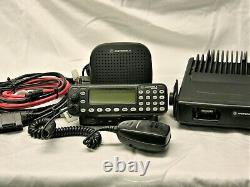 Motorola Mcs2000 Iii, Modèle Mo1hx+437w, 110 Watts Vhf Radio 146-174 Mhz Complet
