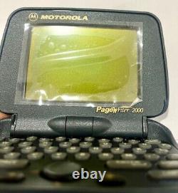 Motorola Pagewriter 2000 / Pager / Pager sans fil bidirectionnel VTG RARE FIND