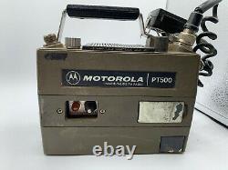 Motorola Pt500 Handie-talkie Fm Radio Union Pacific Railroad