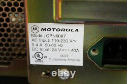 Motorola Quantar Vhf Range 2 Répéteur 350w T5365a En Cabinet Avec Duplexer Comprod