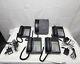 Motorola Rch3000 Deux-way Radio Desksets Pl3031a (x4) & Contrôleur Mc1000