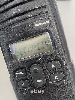 Motorola RDU4160d Lot de 4 radios bidirectionnelles Lire telles quelles Radio professionnelle portable