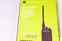 Motorola RDX RDU4100 Radio bidirectionnel UHF résistant à l'eau 10 canaux BOÎTE OUVERTE