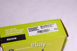 Motorola RDX RDU4100 Radio bidirectionnel UHF résistant à l'eau 10 canaux BOÎTE OUVERTE
