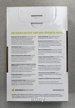 Motorola RMV2080 radio bidirectionnelle à 8 canaux talkie-walkie