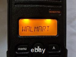 Motorola Rdm2070d Walmart Vhf Radio À Deux Voies Avec Nouveau Casque D'écoute