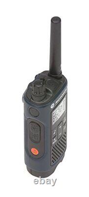 Motorola Solutions Parler T460 Paire Radio Rechargeable À Deux Voies (bleu Foncé)