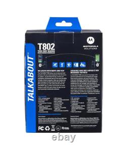 Motorola Solutions T802 Radios Bidirectionnels avec 2 Écouteurs PTT, Pack de 2 Bluetooth