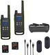 Motorola Solutions T803 Talkie-walkie 35 Milles Avec Bluetooth Et Base De Chargement, Pack De 2