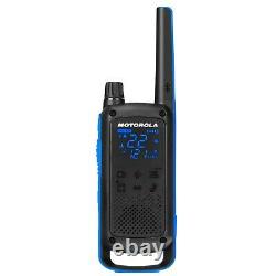 Motorola Solutions Talkabout T800 Radios Bidirectionnelles, 12 Packs, Noir Et Bleu