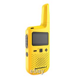 Motorola T380 Radio Bidirectionnel Pack de 8 Talkies-Walkies 10 Oreillettes PTT Chargeur à Poser