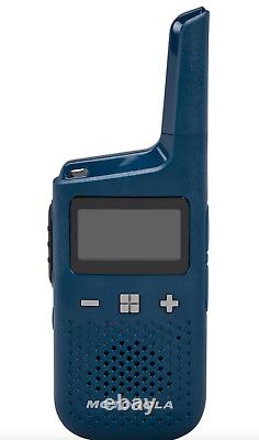 Motorola T383 Radios Bi-Directionnels Pack de 4 Talkies-Walkies 6 Écouteurs Chargeurs à Poser
