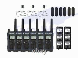Motorola T460 Talkabout Frs Gmrs Radio Bidirectionnelle 22 Canaux Talkie-walkie 6-pack