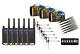 Motorola T475 Radio Bidirectionnel 6-pack Talkies Walkie Noir/jaune Rechargeables