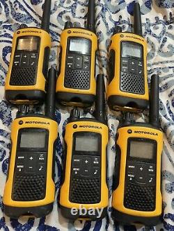 Motorola Talkabout Radios À Deux Voies, Yellowithblack, 6 Pack